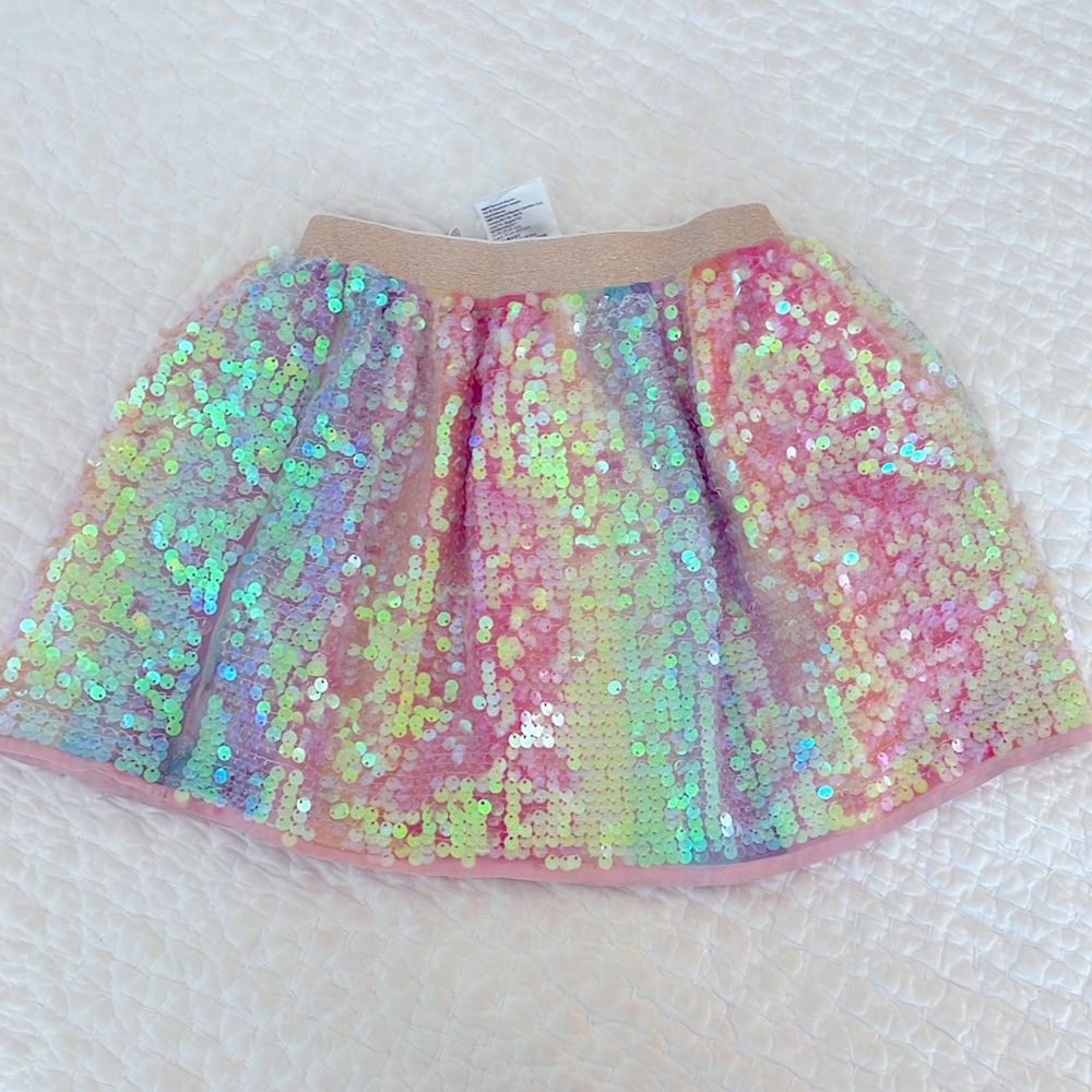 H&M rainbow sequin skirt